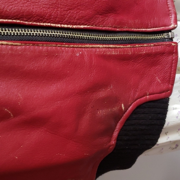 Vintage Wilson Leather Bomber Jacket. - Picture 4 of 15